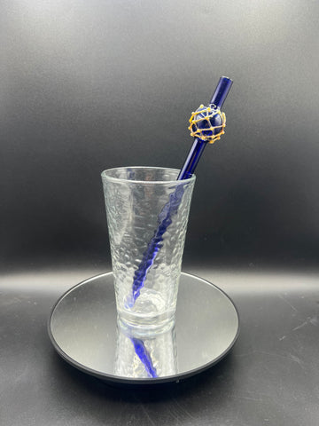 Japanese fishing float smoothie straw