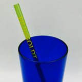 HUMBOLDT decal glass straw