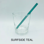 Surfside Sips 6" Glass Drinking Straw