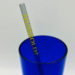 HUMBOLDT decal glass straw